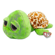 (Pink) 6-calowy pluszowy żółw Ty Big Eyes Green Turtle prezent na urodziny dla chłopców i dziewcząt