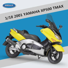 (XP500 Foam Box) 1:18 YAMAHA XP500 TMAX Model motocykla ze stopu odlewanego ciśnieniowo, kolekcja motocykli ulicznych, prezent, zabawka