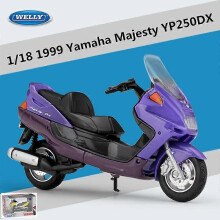 (YP250DX Retail Box) 1:18 YAMAHA XP500 TMAX Legering Diecast Motorcykelmodell Gatumotorcykel Samling Presentleksak