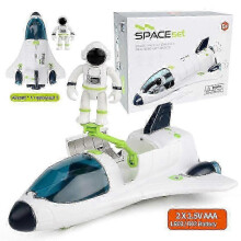 (C) Space Rocket & Astronaut Spaceship STEM Toy Birthday Gift Kids Boys Girls 2025