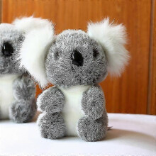 (White, 17cm) 2025 Kawaii Mini Koala Plysch Mjuk Australiensisk Björn Gosedjur Barn Baby Härlig Gåva