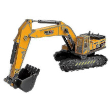 (excavator) Rotating Grabber Kids Construction Excavator Toy with Wheels