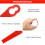 Lame di ricambio per decespugliatore, set da 100 pezzi, materiale ABS resistente, lunghezza 83 mm, larghezza 20 mm 3