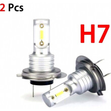 H7 LED-ajovalopolttimot, kauko- ja lähivalo, 8000 lm, 6000 K, erittäin kirkas, auton sisätilojen valaisu, ajoneuvotarvikkeet