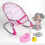 (swing) Baby Doll Playset Foldable Stroller Crib High Chair Swing Accessories 5