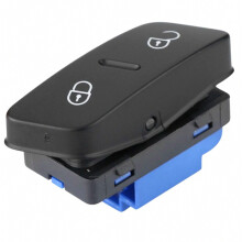 Pulsante di comando per sblocco serratura porta, ricambio per auto, compatibile con Sharan 1K0962125B, nero resistente