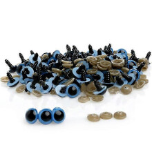 (Blue, 8mm) 100 st säkerhetsögon 8-20 mm nallebjörn docka docka djur gör-det-själv-pyssel