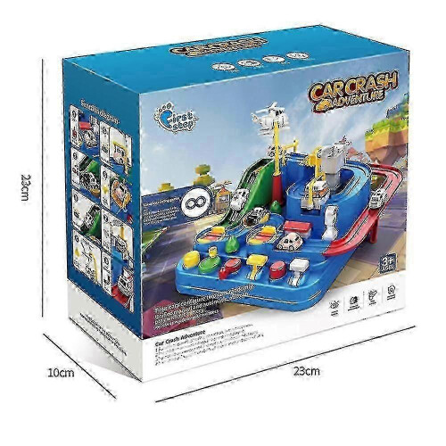 (Gray) Circuit de course de wagons pour enfants 2