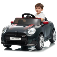12V Kids Electric Ride On Car Licensed BMW MINI with Remote Control Black