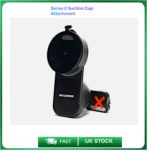 Nextbase Nextbase Click & Go Pro Powered Suction Mount - For Series 2 122, 222 & More
