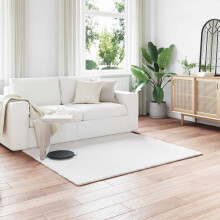 vidaXL Anti-Slip Faux Rabbit Fur Rug OLITE White 160 x 160 cm
