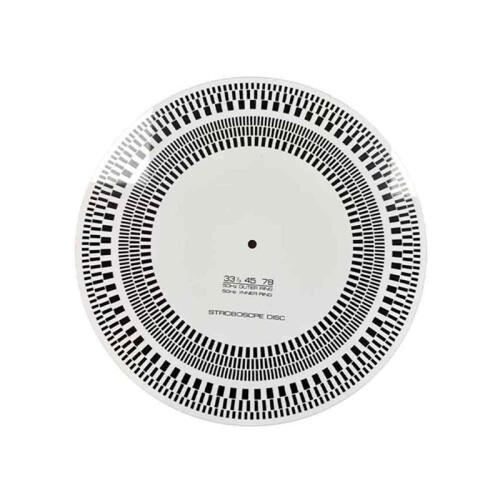 Turntable Strobe Disc, Stroboscope Disc Mat Rotational Speed Detection Turntables Calibration Disc for Record Player 2