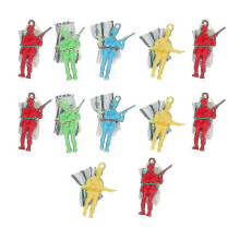 Confezione da 12 soldatini paracadutisti per bambini - Mini soldatini con paracadute