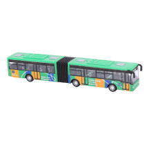Green Pull Back Diecast Bus Car Toy for Small Baby Children