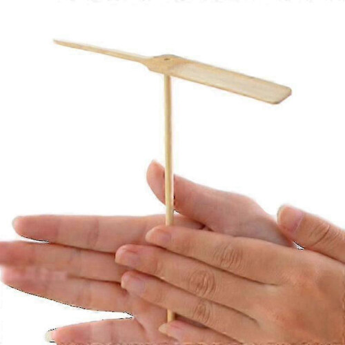 Handkräm Bambu Trollslända Flygande Leksak Propeller Set med 10 2