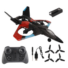 Red Large Foam RC Glider Drone Toy for Kids Durable Lightweight Easy Flight