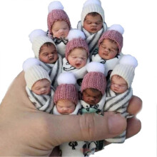 Miniaturowe lalki Reborn Baby, malutkie, realistyczne, żywiczne, idealne na upominki na baby shower