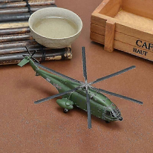 1:144 Legering Helikopter Militär Flyg Simuleringsmodell Ornament 1
