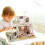 3D tre DIY miniatyr dukkehus til barn bursdagsgave 4