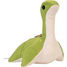 Grønn Nessie plysj 15 cm utstoppet samlermonsterfigur