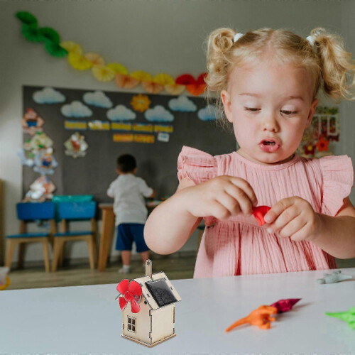 2025 Kinder-Solarenergiehaus-Bausatz, DIY-Lernspielzeug 1