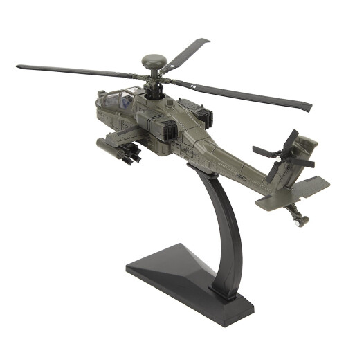 1:32 støpt Apache-helikopterbatteri i legering, samleobjekt, voksne, barn, 8+ utstilling 1