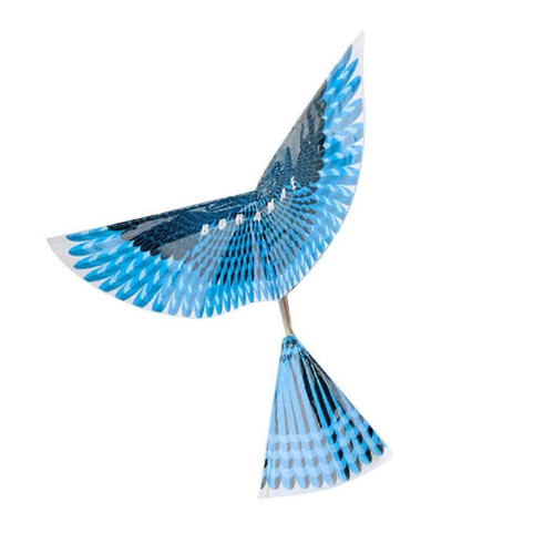 DIY Rubber Band Powered Ornithopter Flapping Bird Plane Mechanical Wings Toy 2