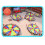 Tappetino da gioco per bambini 4M con paracadute, arcobaleno, con maniglie, coperta da esterno 5