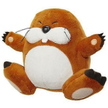 Słodka pluszowa zabawka Monty Mole 22 cm, miękka lalka dla chłopców i dziewcząt