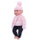 Ensemble de mode pour poupée de 43 cm : pull, pantalon, chapeau, écharpe, gants, rose clair. 4