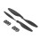 Black Nylon RC Plane Propellers Flexible Aerodynamic Easy Assembly Positive Negative 1