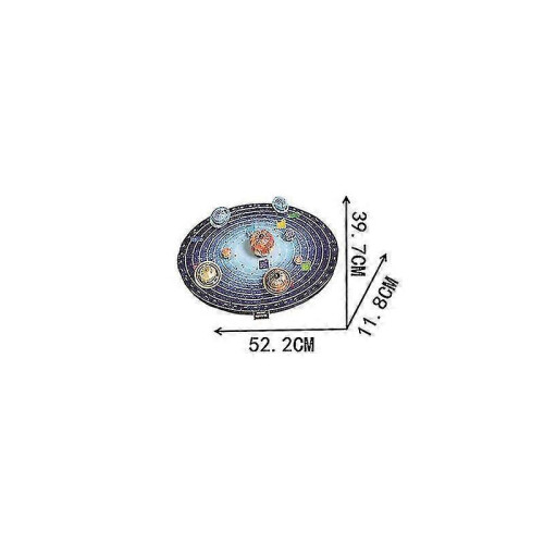 Set Puzzle 3D del Sistema Solare con 8 Pianeti 1