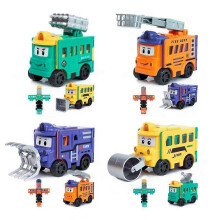 2025 2-in-1 Pull Back Cars Transform 8 Styles Toddler Boys Birthday Christmas Party Gift