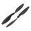 Black Nylon RC Plane Propellers Flexible Aerodynamic Easy Assembly Positive Negative 3