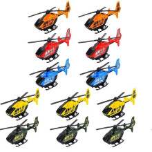 12 Pcs Pull Back Helicopter and Airplane Toys for Kids Set