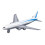2 Pack Alloy Airplane Toy Set Pull Back Portable Aviation Models 4