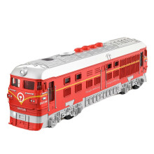 Multicolor Inertia Driven Train Toy with Sound & Light for Kids 3-7 Festival Gift