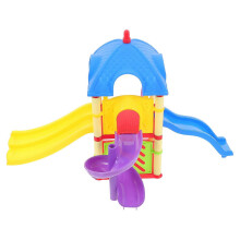 4Pcs ABS Miniature Playground Dollhouse Decor for Living Room Bedroom 29x28x23cm