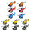 12 Pcs Pull Back Helicopter and Airplane Toys for Kids Set 5