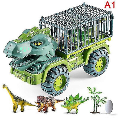 Grön Pullback Dinosaurie Transportbil