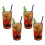 4 Pack Resin Mini Coffee Cups Dollhouse Kitchen Pretend Play Decor Safe 1