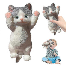 Zestaw 2 zabawek antystresowych Taba Cat Squishy Furry Chubby Super Soft Fidget dla dzieci i dorosłych
