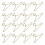 45 stk. mini metalldukkekleshengere 3