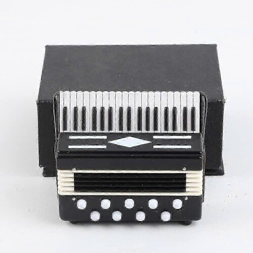 Mini Accordion Replica with Case Collectible WSLIHV 1