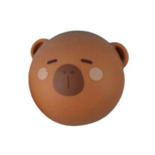 Giocattolo antistress elastico in TPR a forma di capibara, ideale come bomboniera o regalo per bambini.
