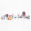 Ensemble de 13 adorables figurines de maison de poupée, mini-collection de jouets 2