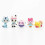 Ensemble de 13 adorables figurines de maison de poupée, mini-collection de jouets 3