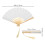 4Pcs Mini Doll Paper Folding Fans Handheld Decorative 2