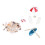10-Pc Set Mini Deck Chair Beach Umbrella Boat Shell Kits Dollhouse Decor 2