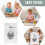 1:12 Dollhouse Mini Rechargeable Washing Machine Rotating DIY Scene Model Decorative Toy 4